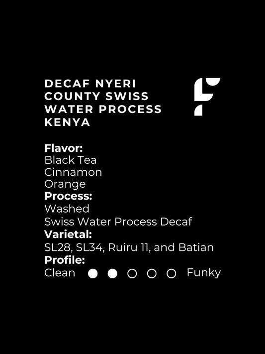 Decaf Nyeri County Swiss Water Process Kenya