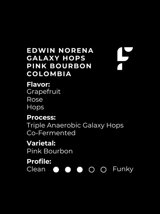 Edwin Noreña Galaxy Hops Pink Bourbon Colombia